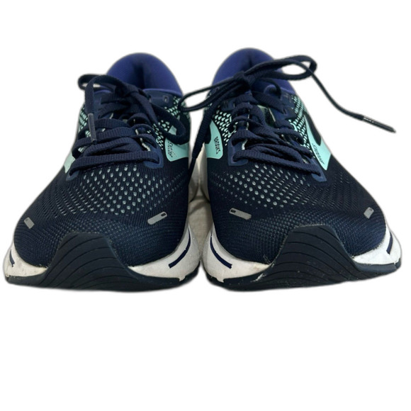 Brooks Sneakers Shoes Women’s Size 8.5M Color Blue Sea Green Ghost 14 Running - Picture 2 of 11